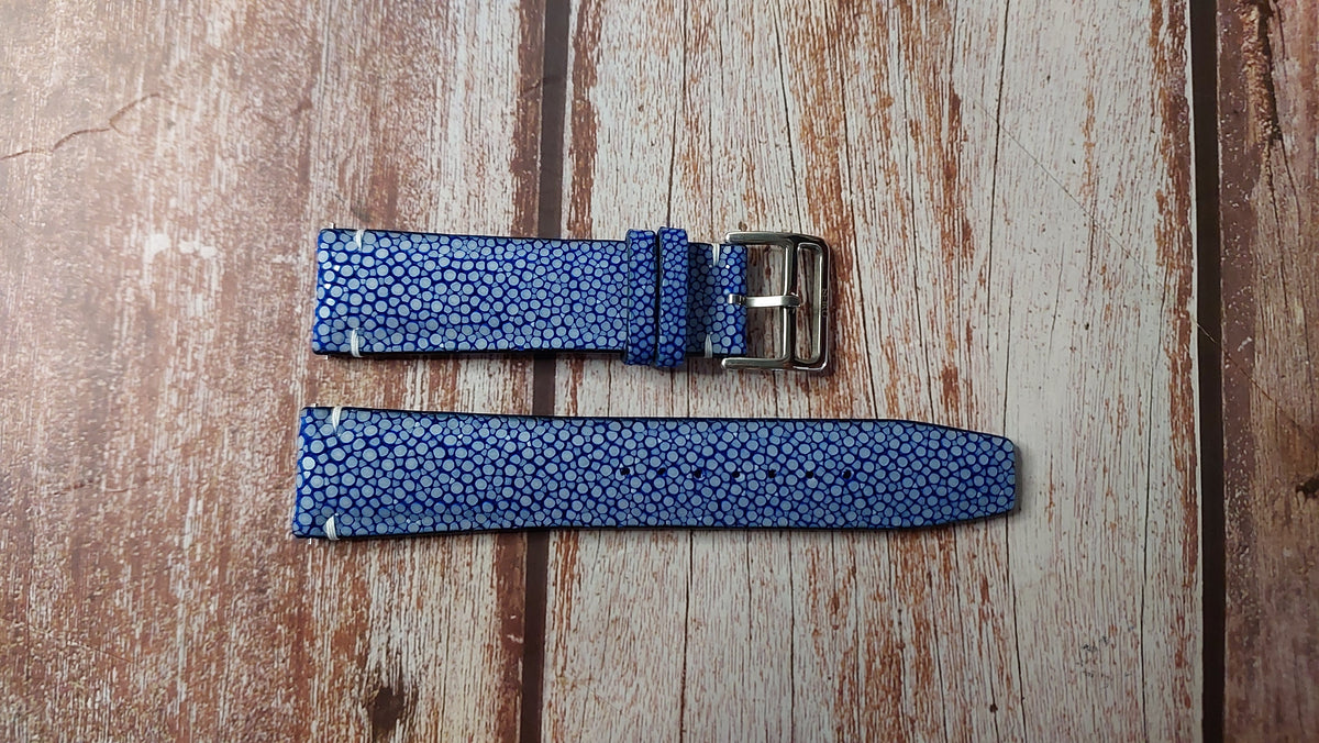 Fancy Stingray Leather 7 mm Watch Band BA-1075GMPK_K0035914