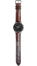 Load image into Gallery viewer, Crocodile Leather Watch Strap – Oxblood Brown