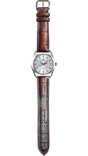 Load image into Gallery viewer, Crocodile Leather Watch Strap – Oxblood Brown