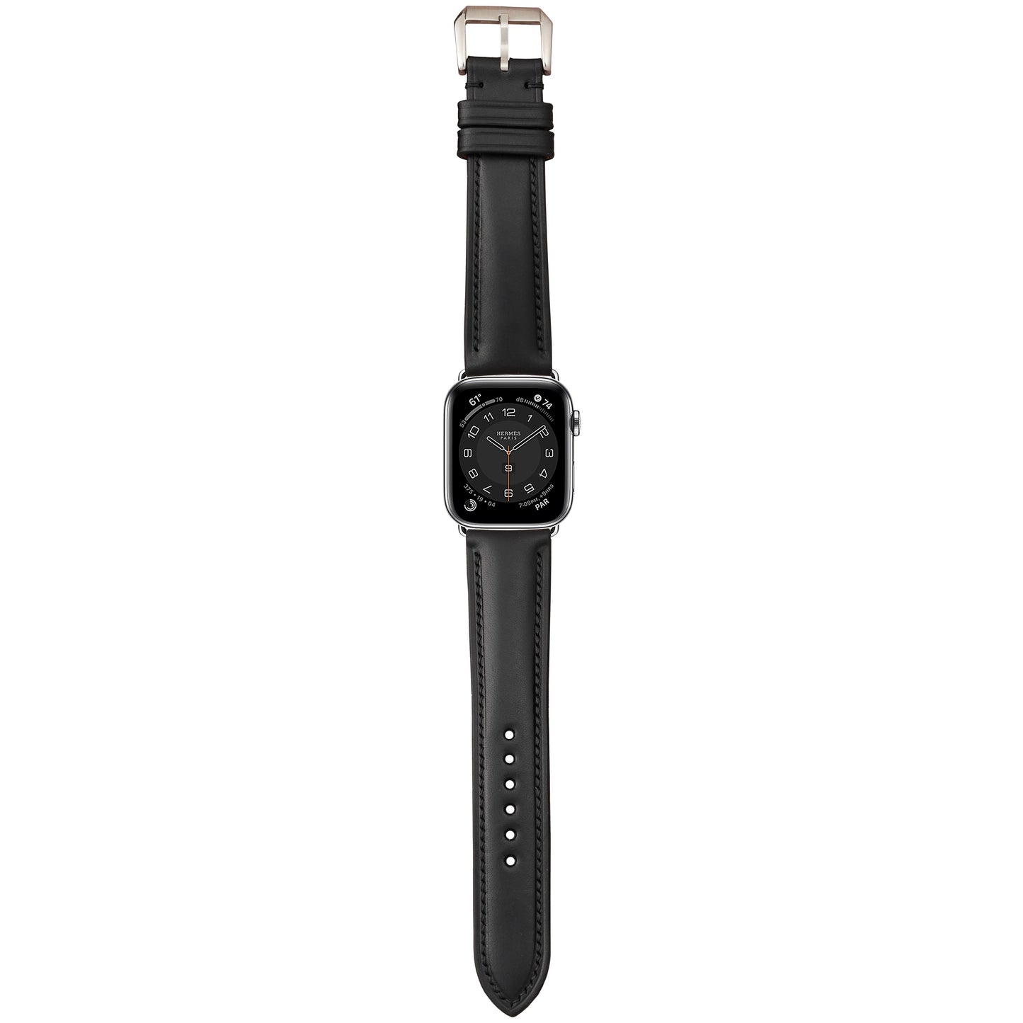 Buttero Leather Watch Strap - Black