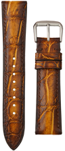Load image into Gallery viewer, Crocodile Leather Watch Strap - Burnt Chestnut