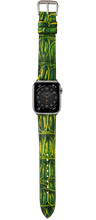 Load image into Gallery viewer, Crocodile Leather Watch Strap – Electric Jungle