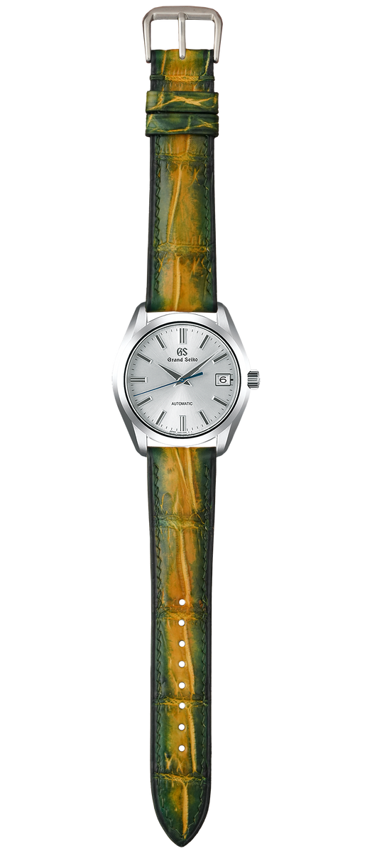 Crocodile Leather Watch Strap – Citrus Moss – VGreen