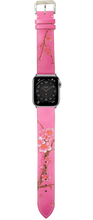 Load image into Gallery viewer, Sakura Blossom - Engraved Leather Watch Straps