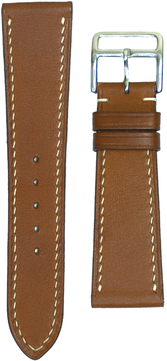 Apple Watch Strap Barenia Leather Brown VGreen
