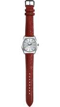Load image into Gallery viewer, Stingray Leather Watch Strap - Crimson Red