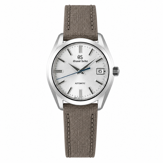 Babele Linen Leather Watch Strap - Taupe Brown