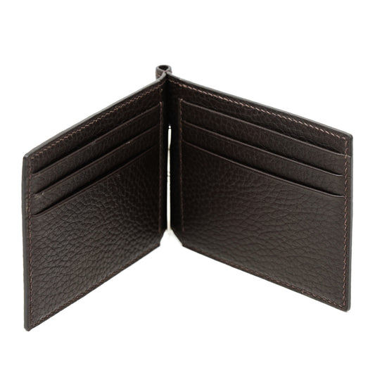 Money Clip - Dark Brown