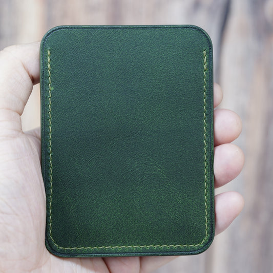 Minimalist Card Holder - Green