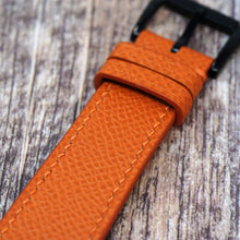 Load image into Gallery viewer, Apple Watch Strap - Epsom Leather - Orange