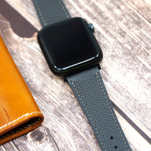 Load image into Gallery viewer, Apple Watch Strap - Epsom Leather - Gris Meyer