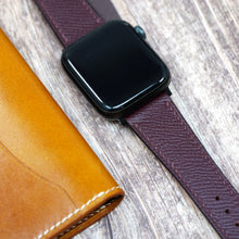 Load image into Gallery viewer, Apple Watch Strap - Epsom Leather - Burgundy