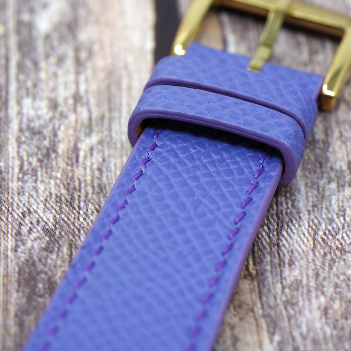 Apple Watch Strap - Epsom Leather - Purple