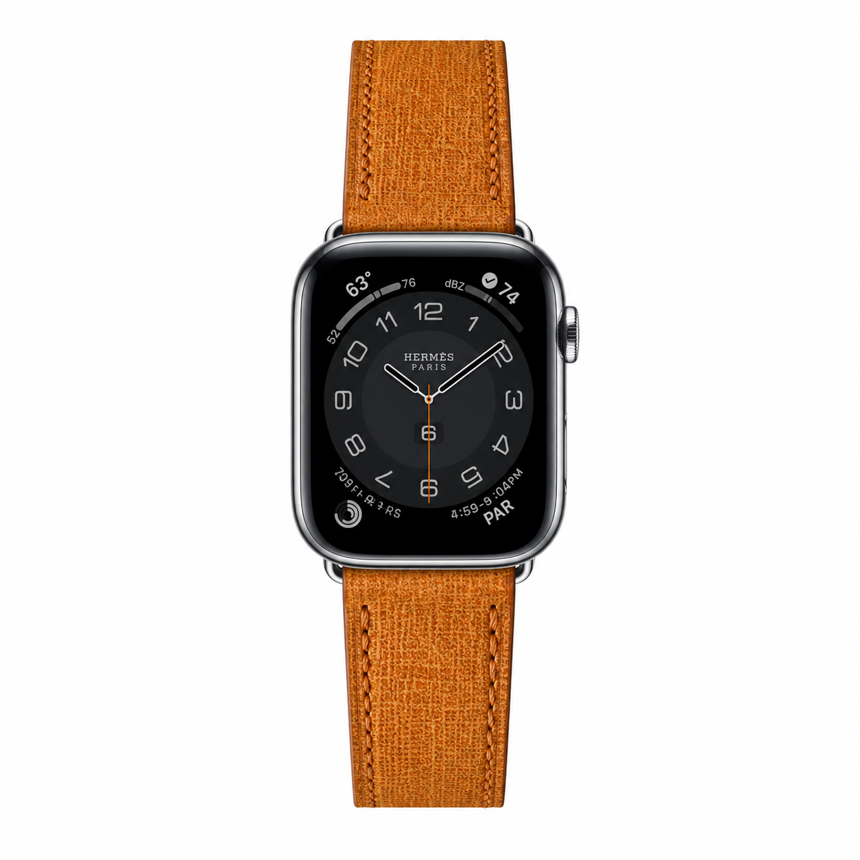 Babele Linen Leather Watch Strap - Golden Oak