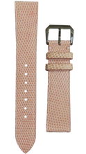 Load image into Gallery viewer, Lizard Leather Watch Strap - Blush Pink