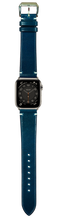 Load image into Gallery viewer, Shell Cordovan Leather Watch Strap - Teal Blue