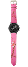 Load image into Gallery viewer, Sakura Blossom - Engraved Leather Watch Straps