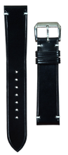 Load image into Gallery viewer, Shell Cordovan Leather Watch Strap - Black