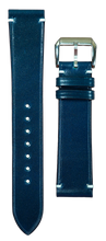Load image into Gallery viewer, Shell Cordovan Leather Watch Strap - Teal Blue