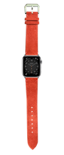 Load image into Gallery viewer, Suede Leather Watch Strap - Red