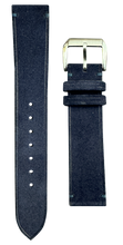 Load image into Gallery viewer, Suede Leather Watch Strap - Midnight Blue