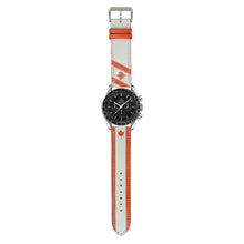 Load image into Gallery viewer, Canadian Flag - Engraved Leather Watch Straps