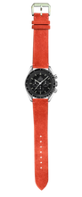 Load image into Gallery viewer, Suede Leather Watch Strap - Red
