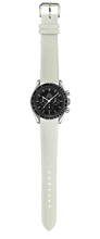 Load image into Gallery viewer, Stingray Leather Watch Strap - White
