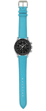 Load image into Gallery viewer, Karung Snake Skin Watch Strap - Tiffany Blue