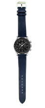 Load image into Gallery viewer, Suede Leather Watch Strap - Midnight Blue