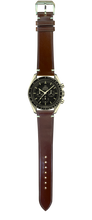 Load image into Gallery viewer, Shell Cordovan Leather Watch Strap - Cognac