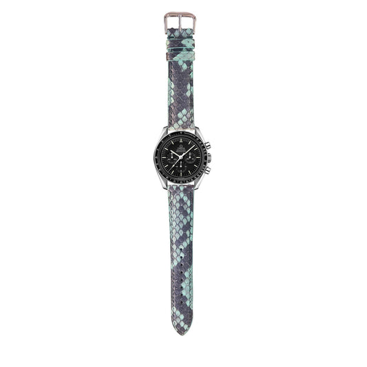 Snake Skin Watch Strap - Green