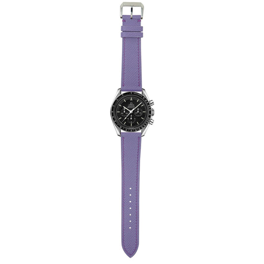 Epsom Leather Watch Strap - Purple