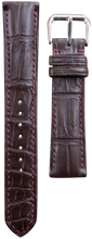 Load image into Gallery viewer, Apple Watch Strap - Crocodile Leather - Brown