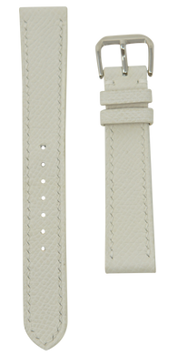 Epsom Leather Watch Strap - White