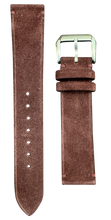 Load image into Gallery viewer, Suede Leather Watch Strap - Maroon