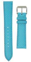 Load image into Gallery viewer, Karung Snake Skin Watch Strap - Tiffany Blue