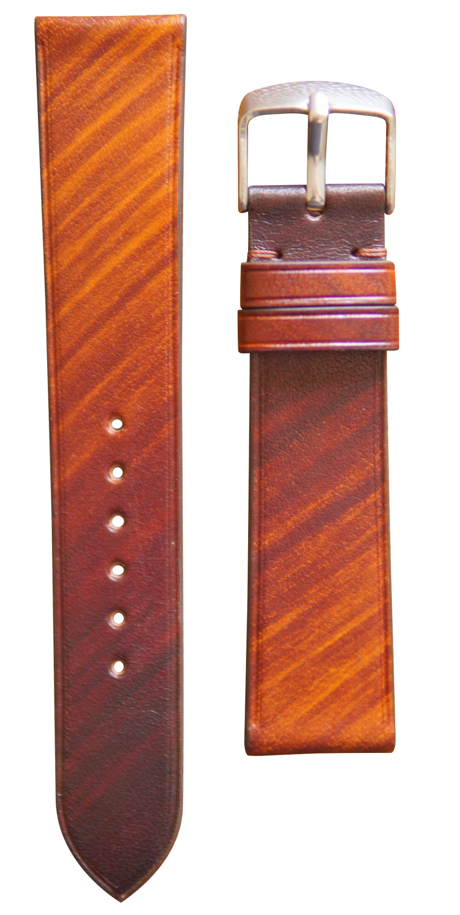 Patina Leather Watch Strap - Style 1