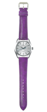 Load image into Gallery viewer, Karung Snake Skin Watch Strap - Purple