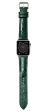 Load image into Gallery viewer, Ostrich Leg Leather Watch Strap - Green