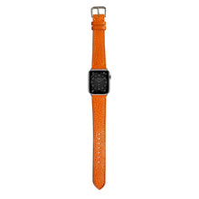 Load image into Gallery viewer, Dollaro Leather Watch Strap - Orange