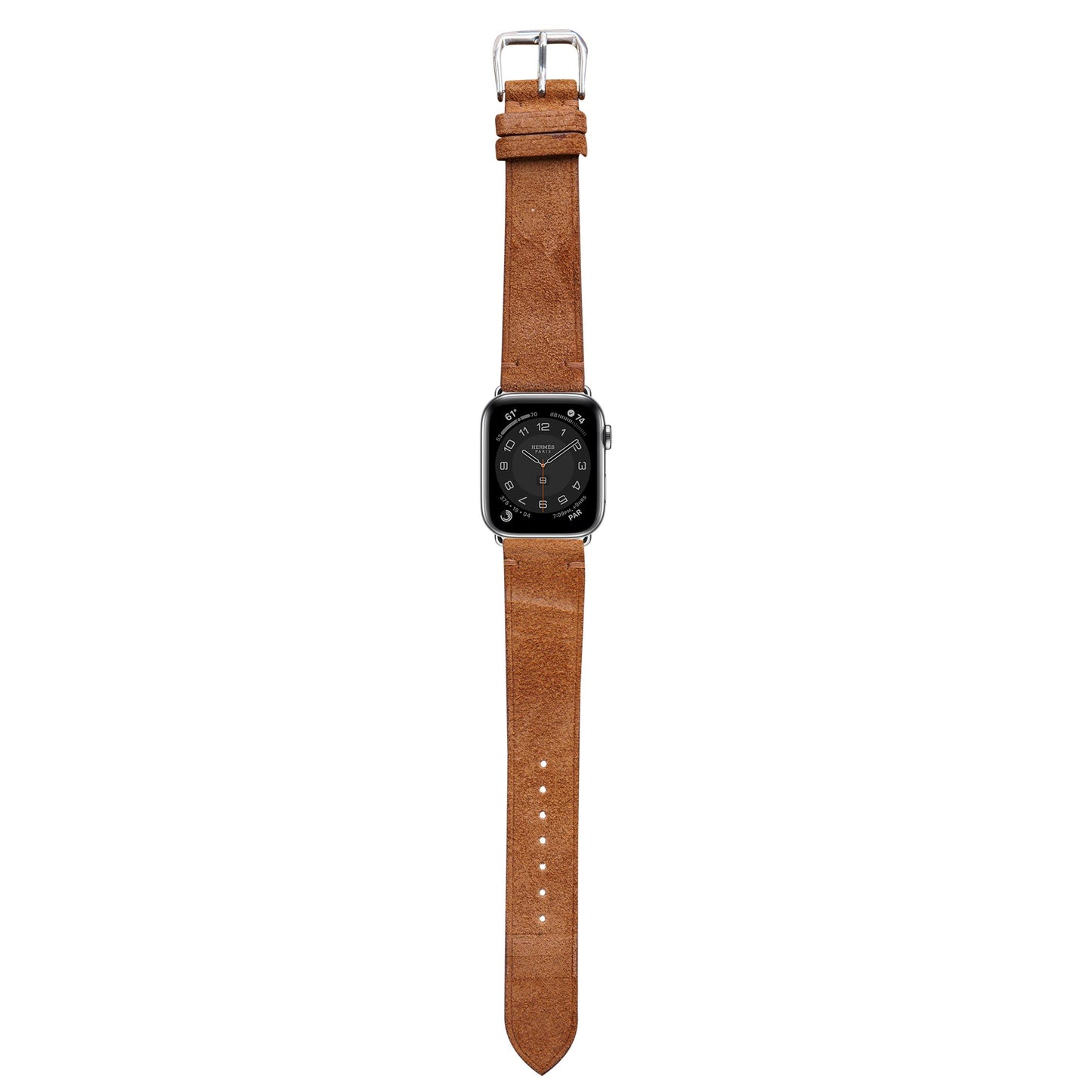 Suede Leather Watch Strap - Whisky
