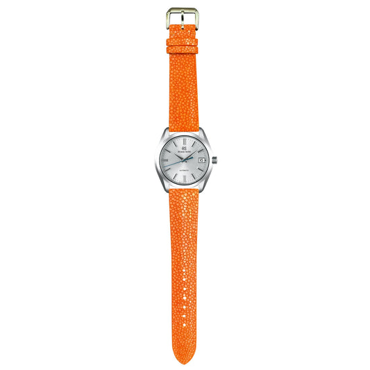 Stingray Leather Watch Strap - Orange