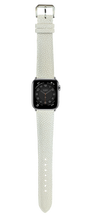 Load image into Gallery viewer, Stingray Leather Watch Strap - White