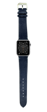 Load image into Gallery viewer, Suede Leather Watch Strap - Midnight Blue