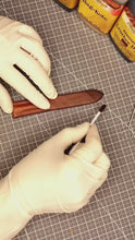 Load and play video in Gallery viewer, Patina Leather Watch Strap - Style 1