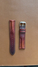Load and play video in Gallery viewer, Patina Leather Watch Strap - Style 2
