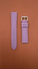 Load and play video in Gallery viewer, Epsom Leather Watch Strap - Purple
