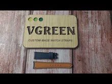 Load and play video in Gallery viewer, Zenith Star 33mm Watch Strap - VGreen