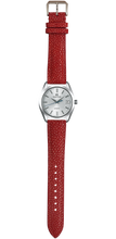 Load image into Gallery viewer, Stingray Leather Watch Strap - Crimson Red